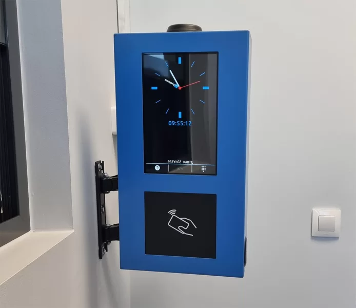 INSTALACJĄ TERMINALA PRZY MAGAZYNIE POMOCNICZYM DO WYDAWANIA ODZIEŻY ROBOCZEJ