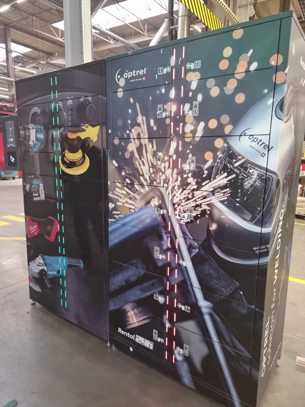 INSTALACJA KOLEJNYCH AUTOMATÓW WYDAJĄCYH