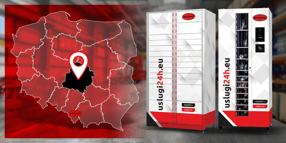 Automaty wydające BHP województwo łódzkie Automaty wydające BHP województwo łódzkie